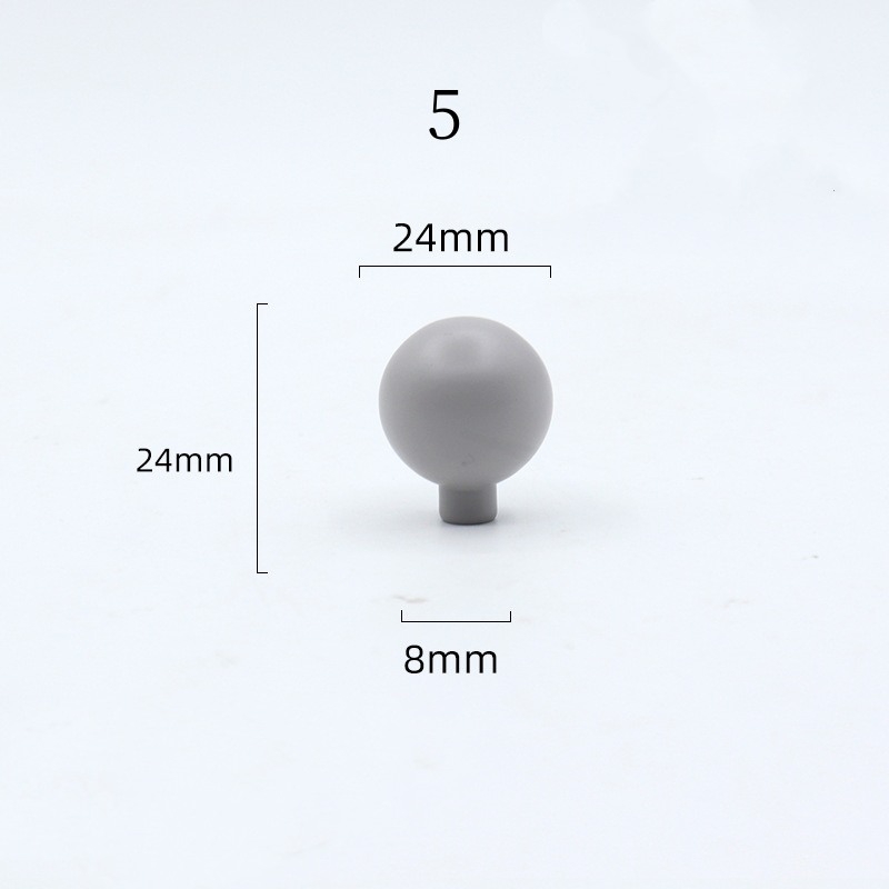 Simple spherical spray paint single-hole aluminum alloy handle