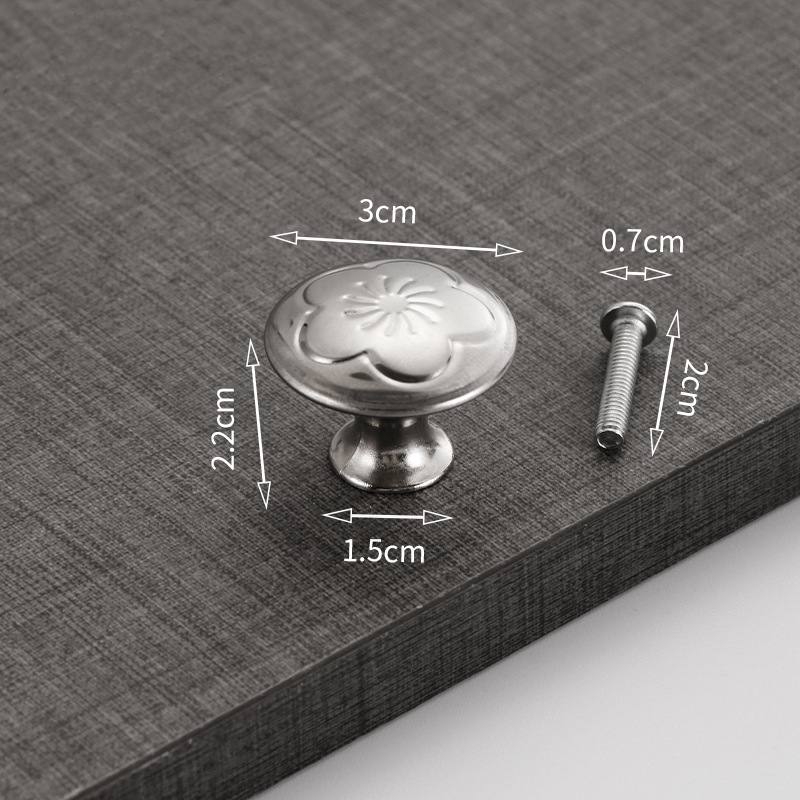 Stainless steel mushroom-shaped handle