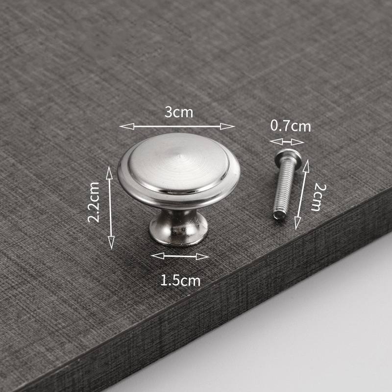 Stainless steel mushroom-shaped handle