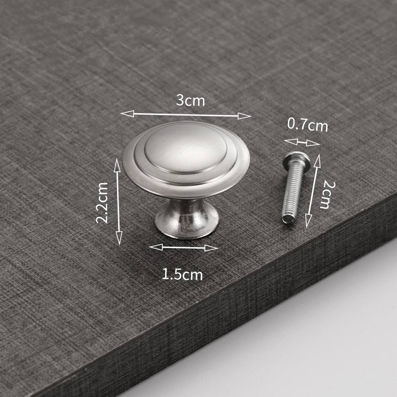 Stainless steel mushroom-shaped handle