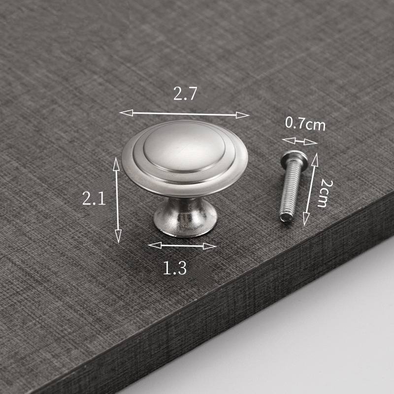 Stainless steel mushroom-shaped handle