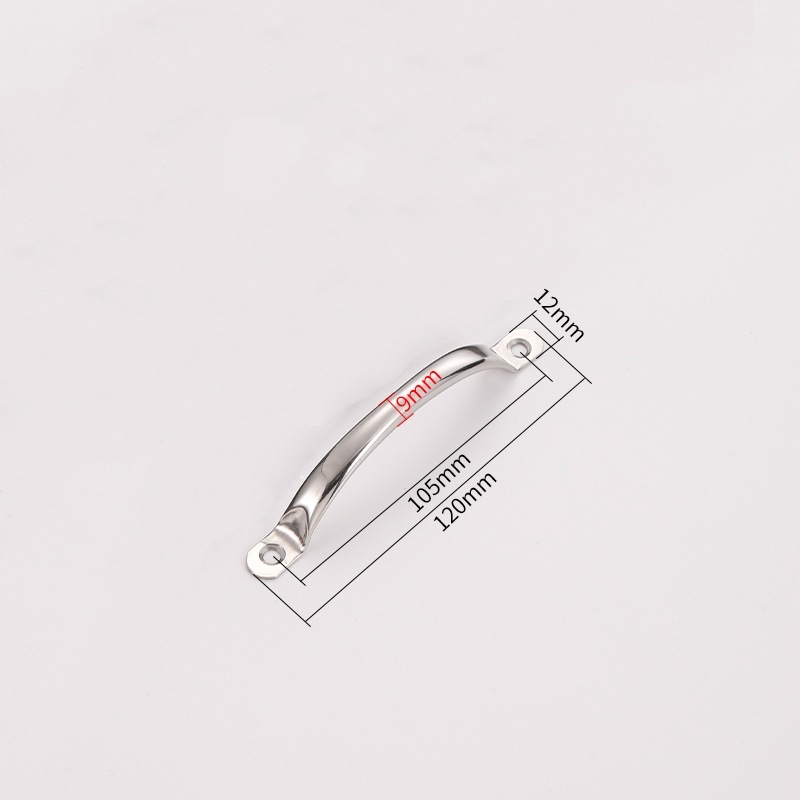 Bow-shaped minimalist handle