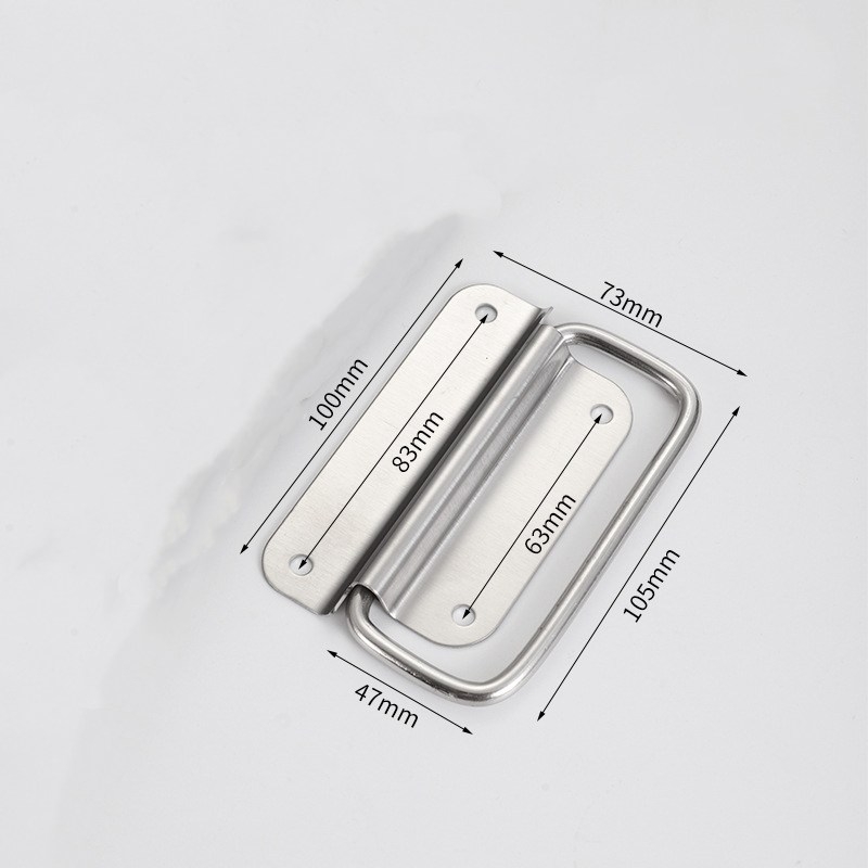 Stainless steel folding handle