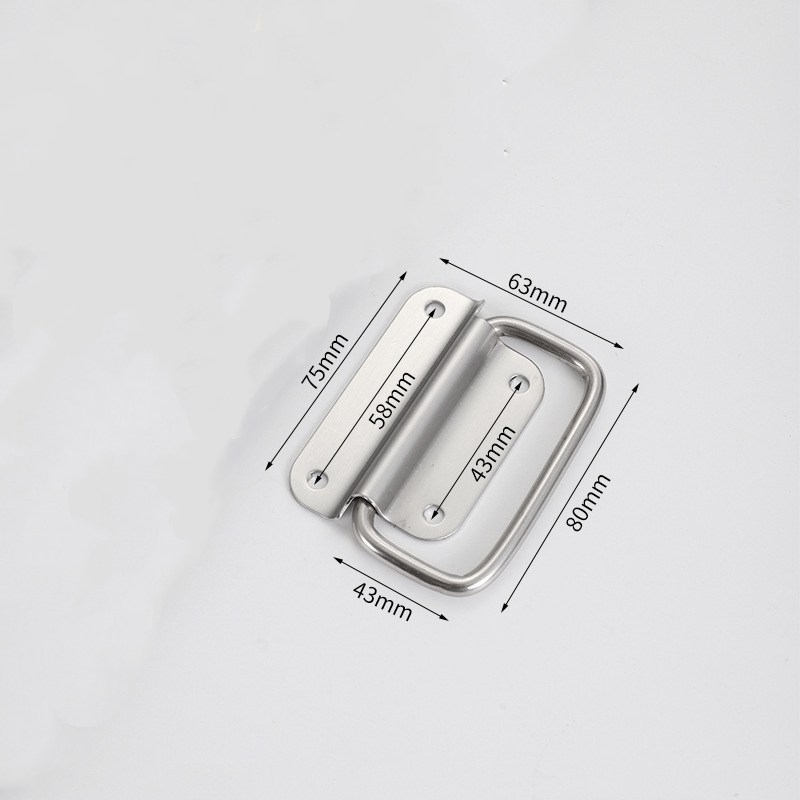 Stainless steel folding handle