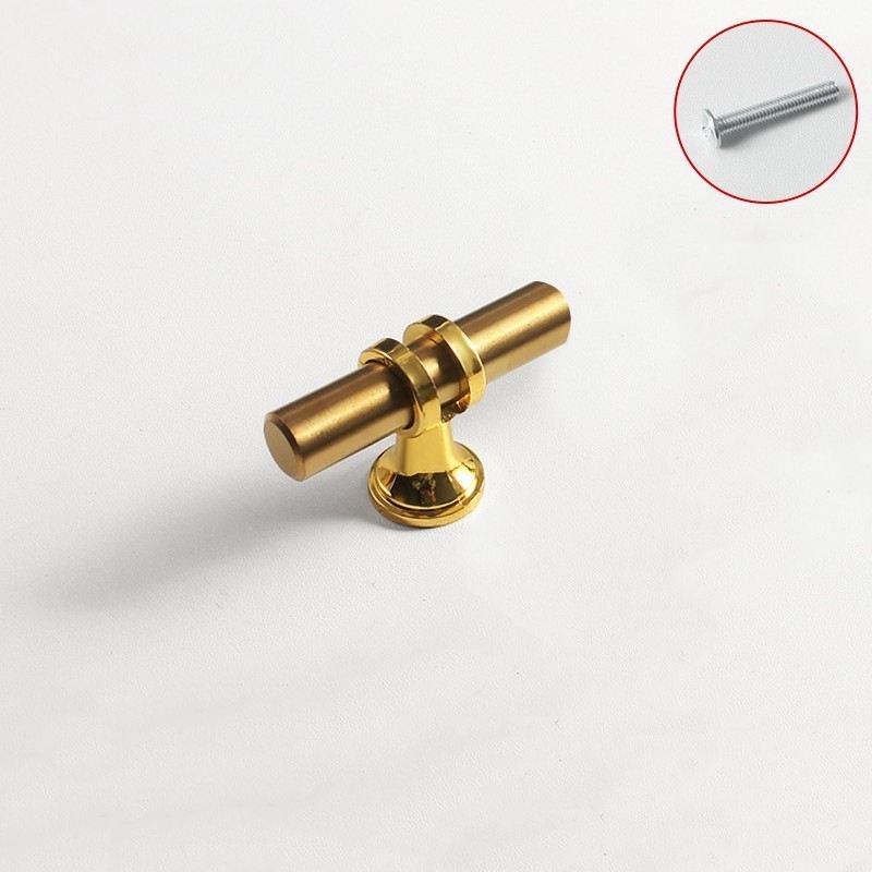 Stainless steel gold handle