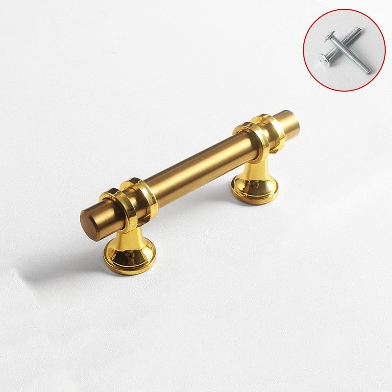 Stainless steel gold handle