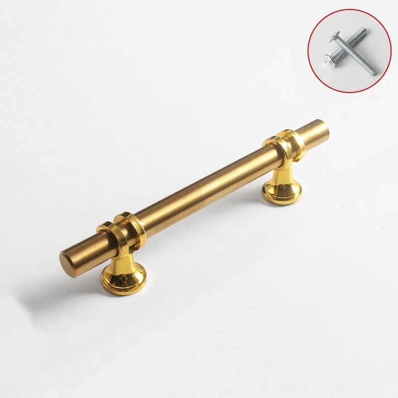 Stainless steel gold handle