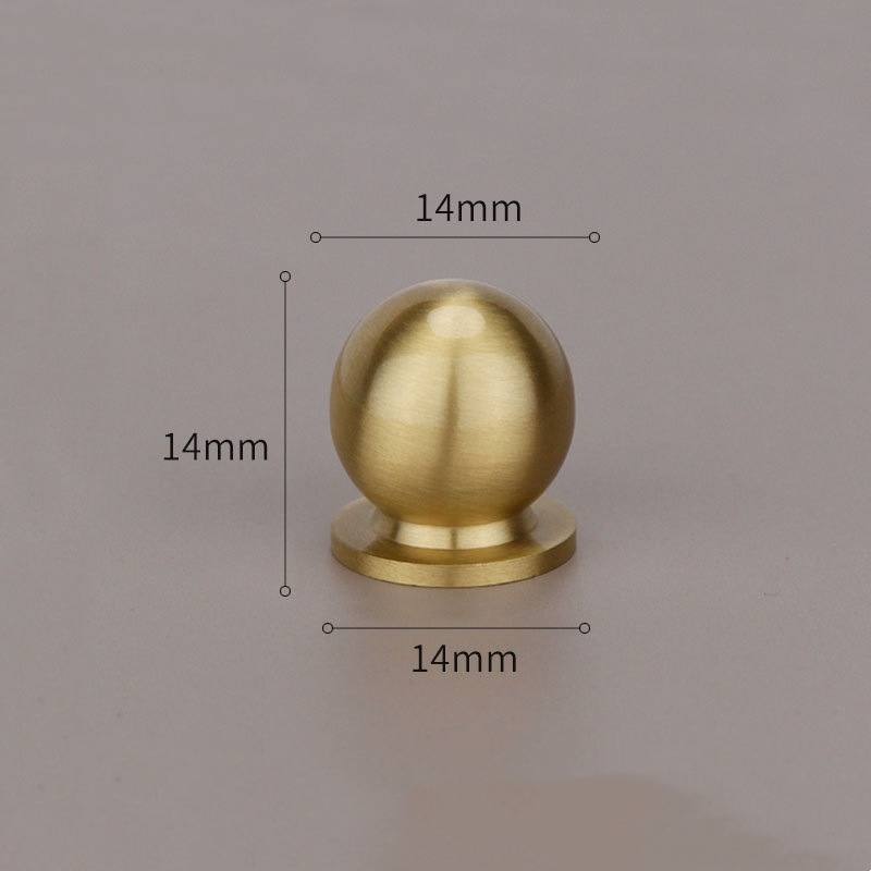 Brass spherical handle