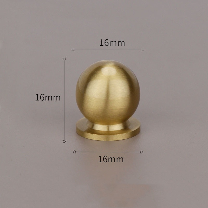 Brass spherical handle