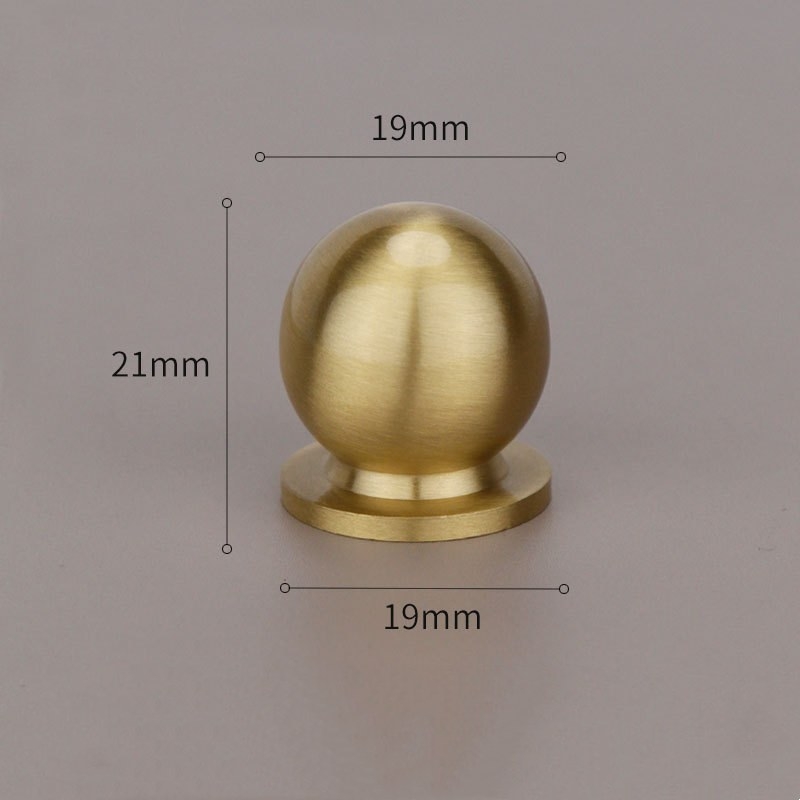 Brass spherical handle