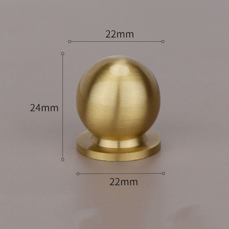 Brass spherical handle
