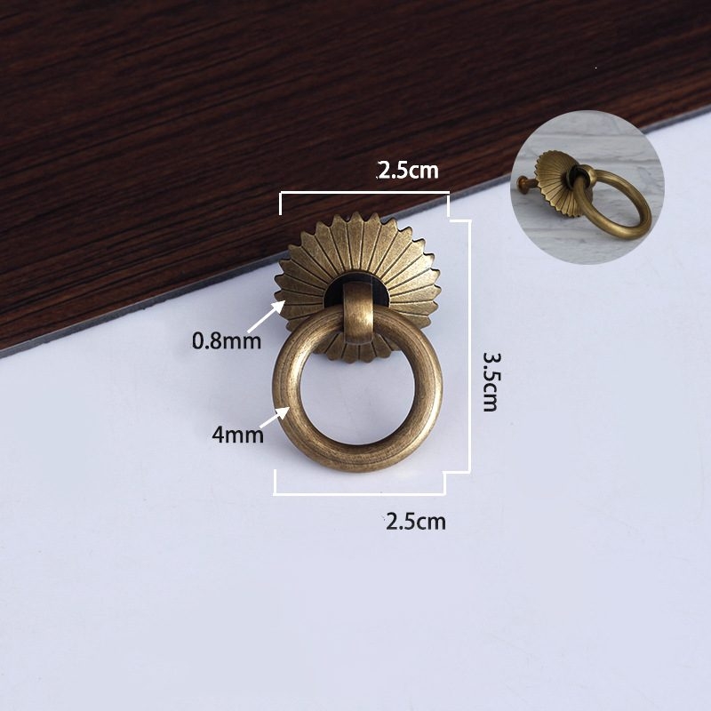 Antique brass handle