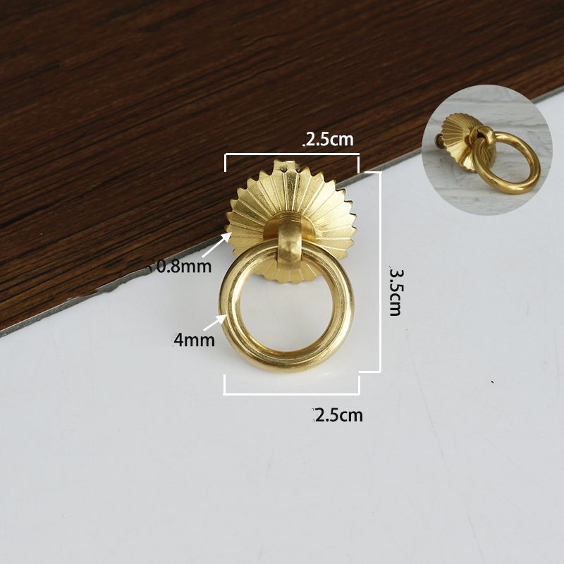 Antique brass handle