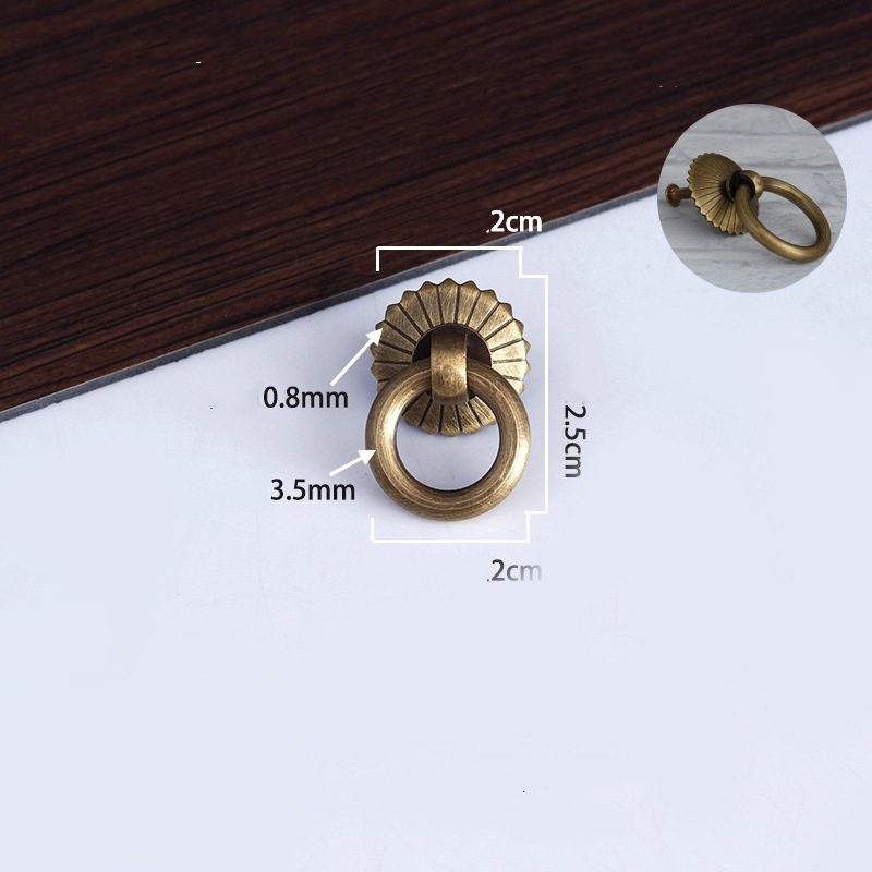 Antique brass handle