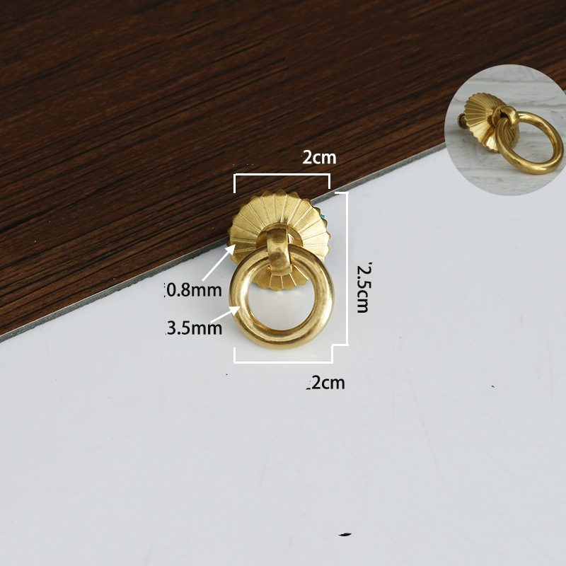 Antique brass handle