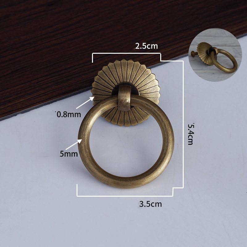 Antique brass handle