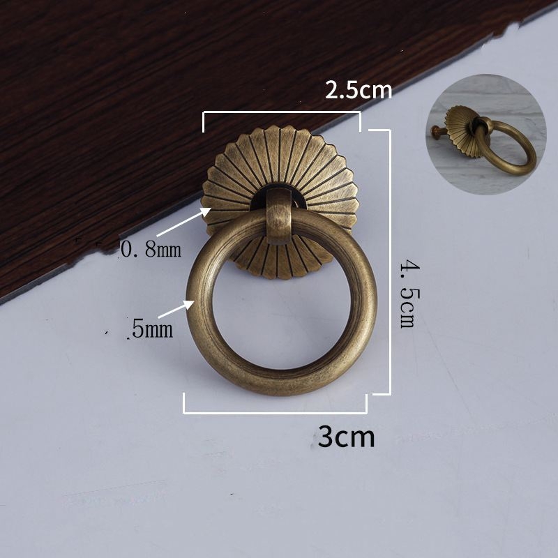 Antique brass handle