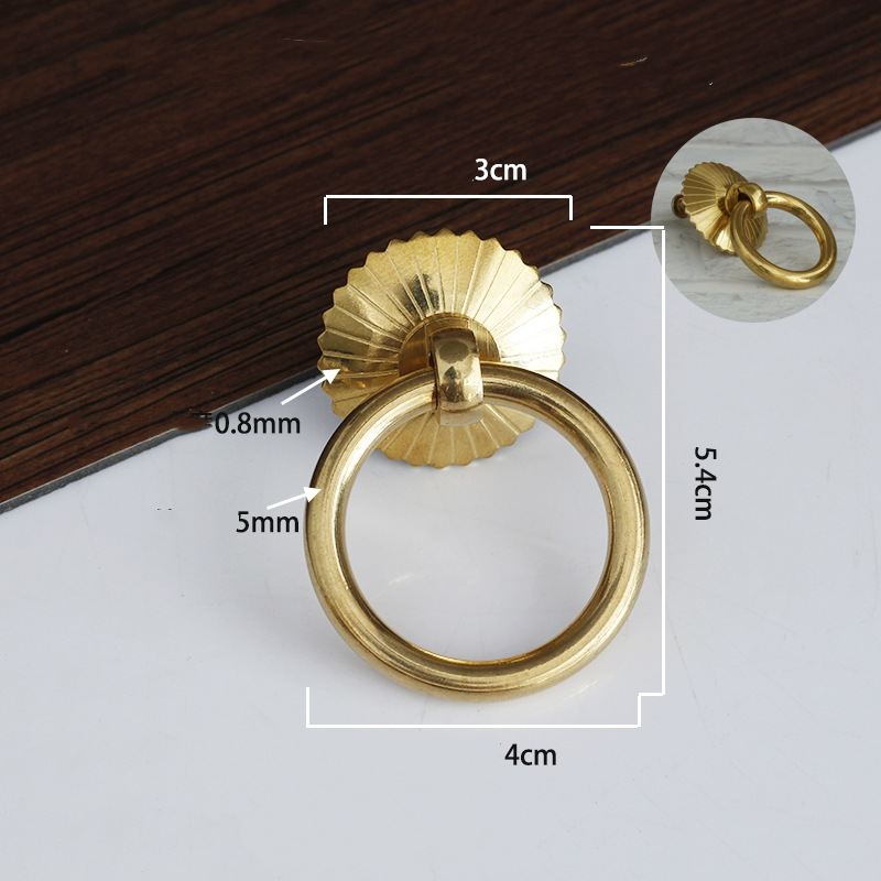 Antique brass handle