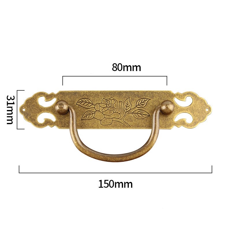 Brass square handle
