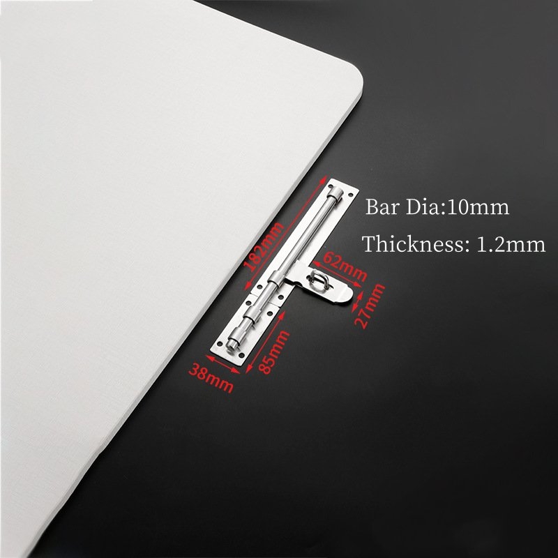 8-inch, 10-inch, 12-inch, 14-inch, and 16-inch door latches