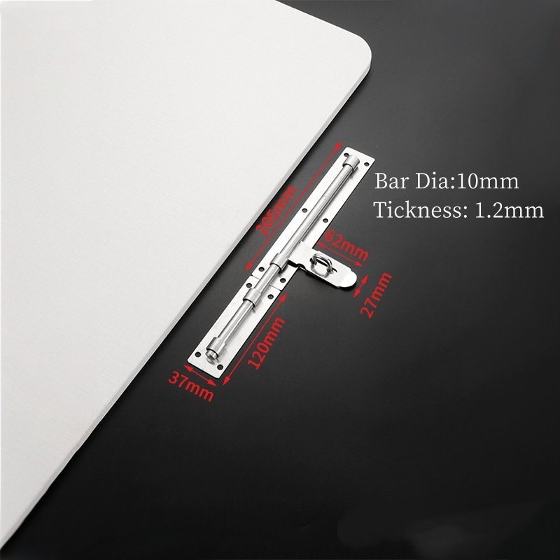 8-inch, 10-inch, 12-inch, 14-inch, and 16-inch door latches