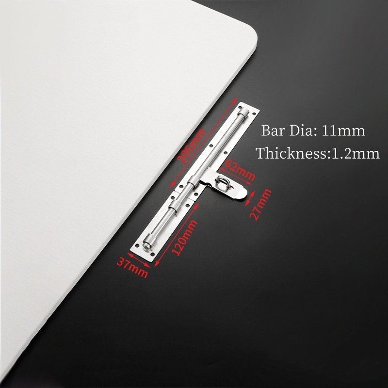 8-inch, 10-inch, 12-inch, 14-inch, 16-inch and 20-inch door latches