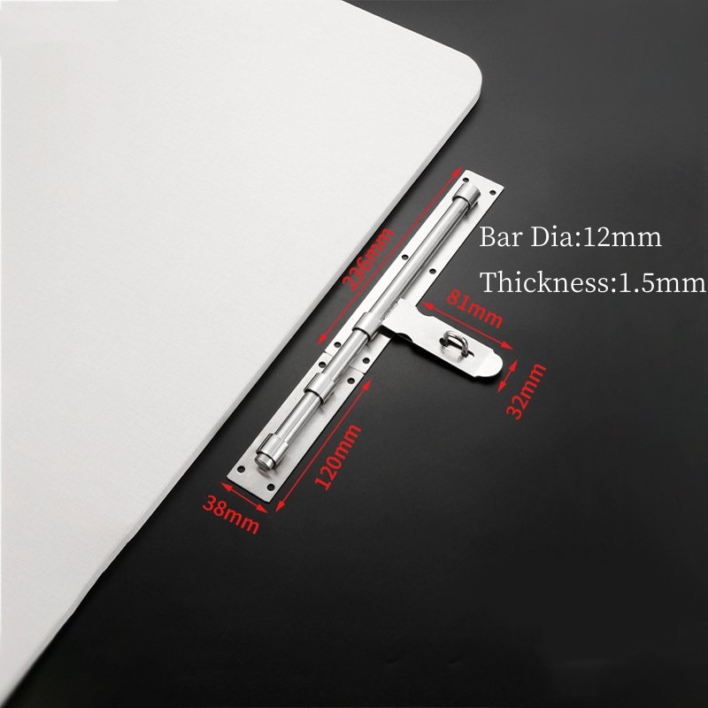 8-inch, 10-inch, 12-inch, 14-inch, 16-inch and 20-inch door latches