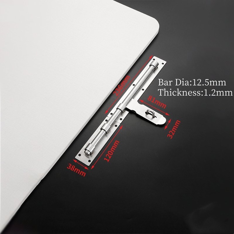 10-inch, 12-inch, 14-inch, 16-inch and 20-inch door latches