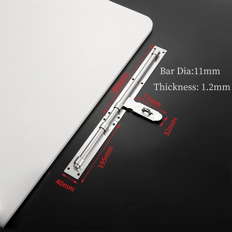 8-inch, 10-inch, 12-inch, 14-inch, 16-inch and 20-inch door latches