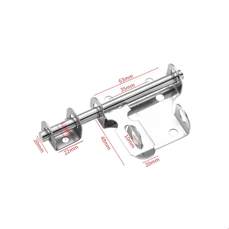2-inch, 4-inch, 6-inch and 8-inch door latches