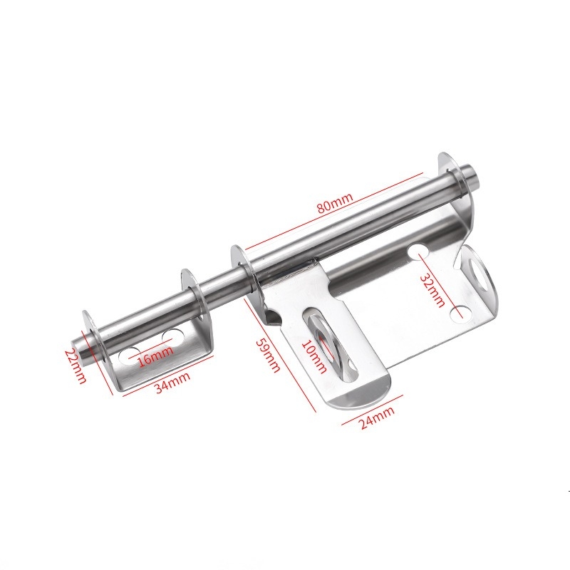 2-inch, 4-inch, 6-inch and 8-inch door latches