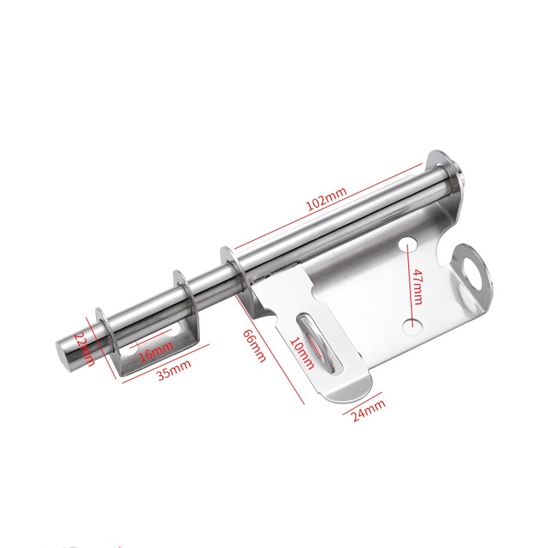 2-inch, 4-inch, 6-inch and 8-inch door latches