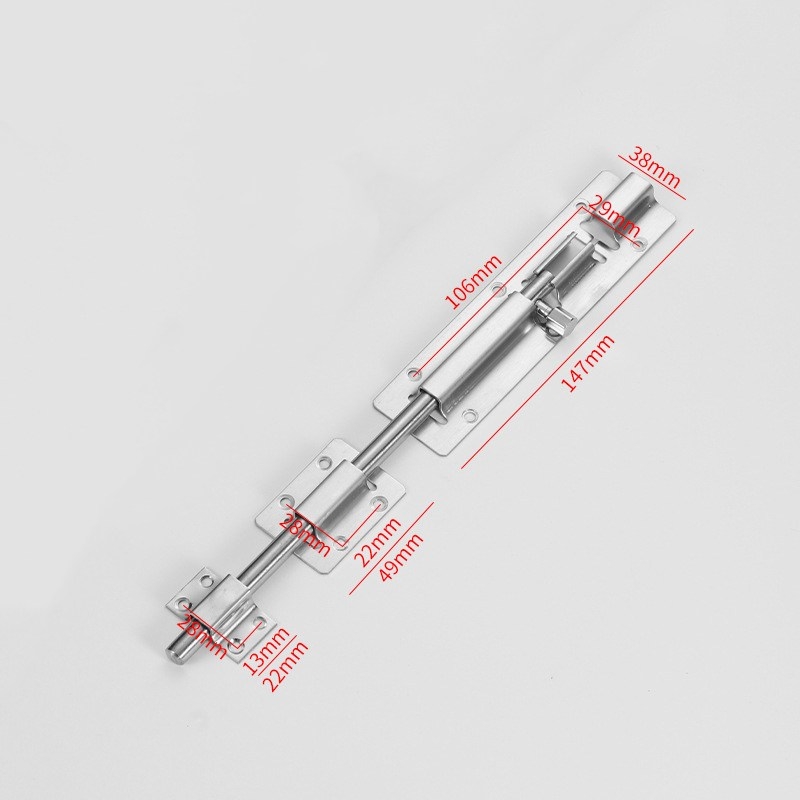 4-inch, 5-inch, 6-inch, 8-inch, 10-inch, 12-inch, 14-inch, 16-inch and 18-inch door latches