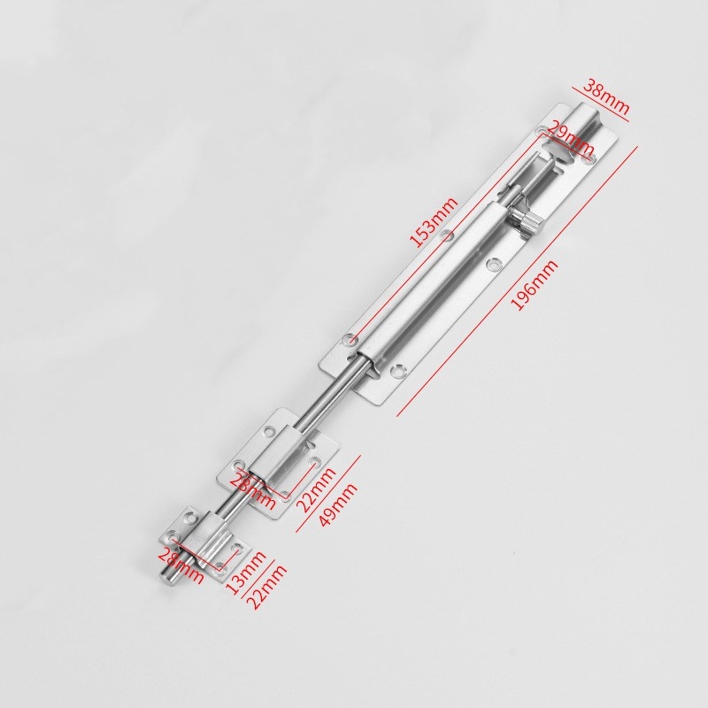 4-inch, 5-inch, 6-inch, 8-inch, 10-inch, 12-inch, 14-inch, 16-inch and 18-inch door latches