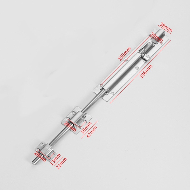 4-inch, 5-inch, 6-inch, 8-inch, 10-inch, 12-inch, 14-inch, 16-inch and 18-inch door latches