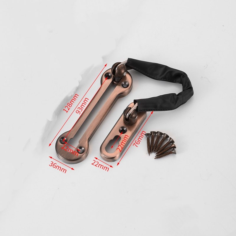 Stainless steel security door chain