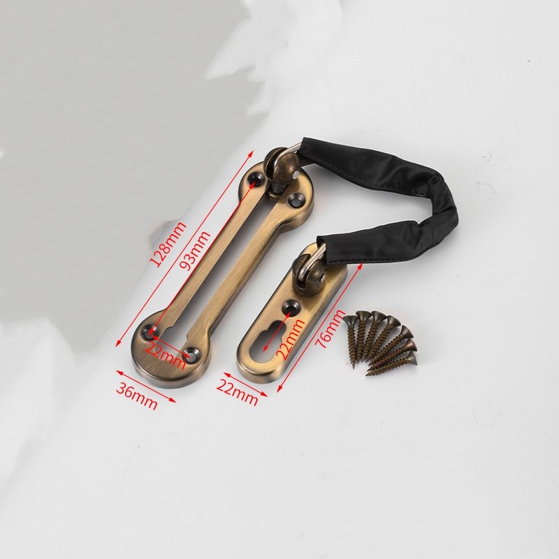 Stainless steel security door chain