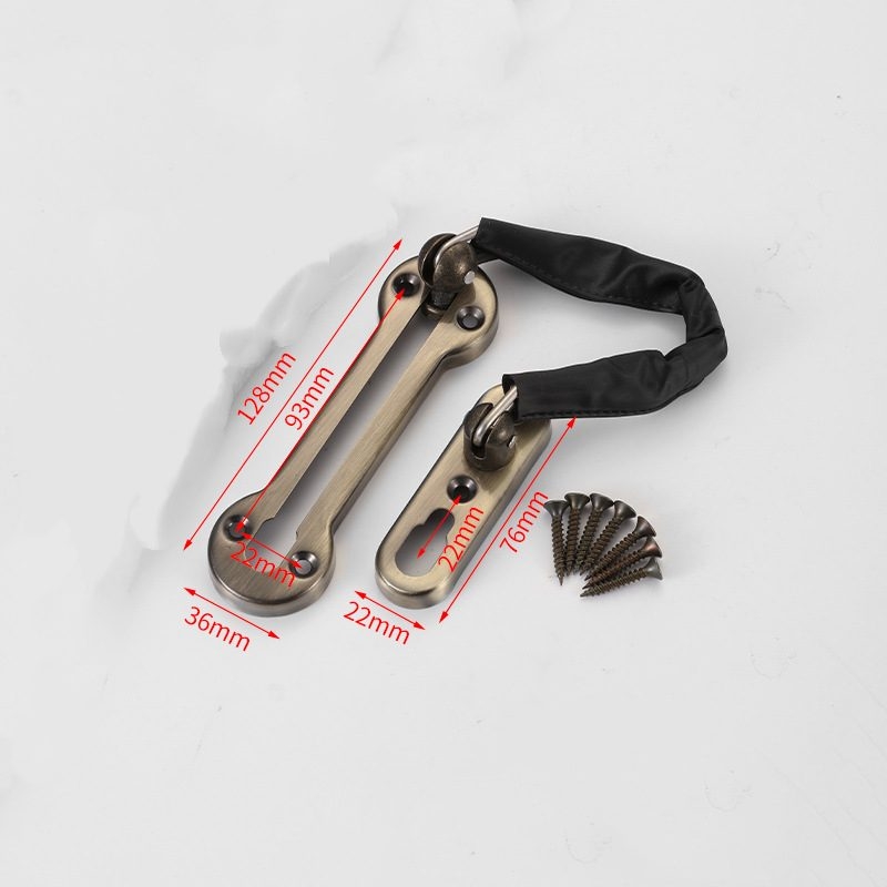 Stainless steel security door chain