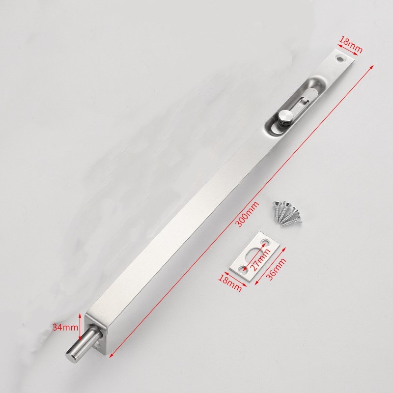 4-inch, 6-inch, 8-inch, 10-inch and 12-inch door latches