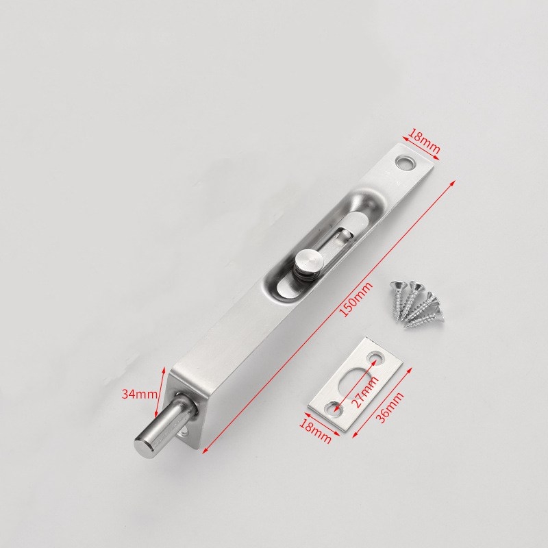 4-inch, 6-inch, 8-inch, 10-inch and 12-inch door latches