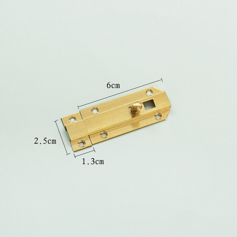 6cm 7.5cm brass door latch