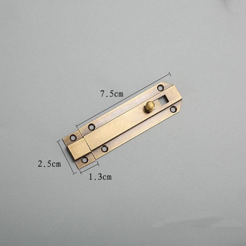 6cm 7.5cm brass door latch