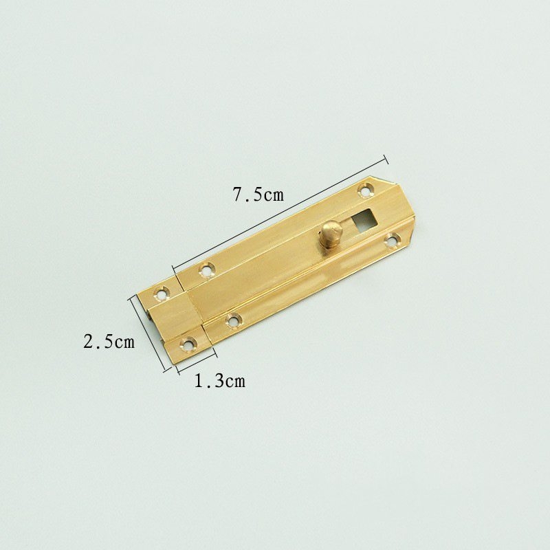 6cm 7.5cm brass door latch