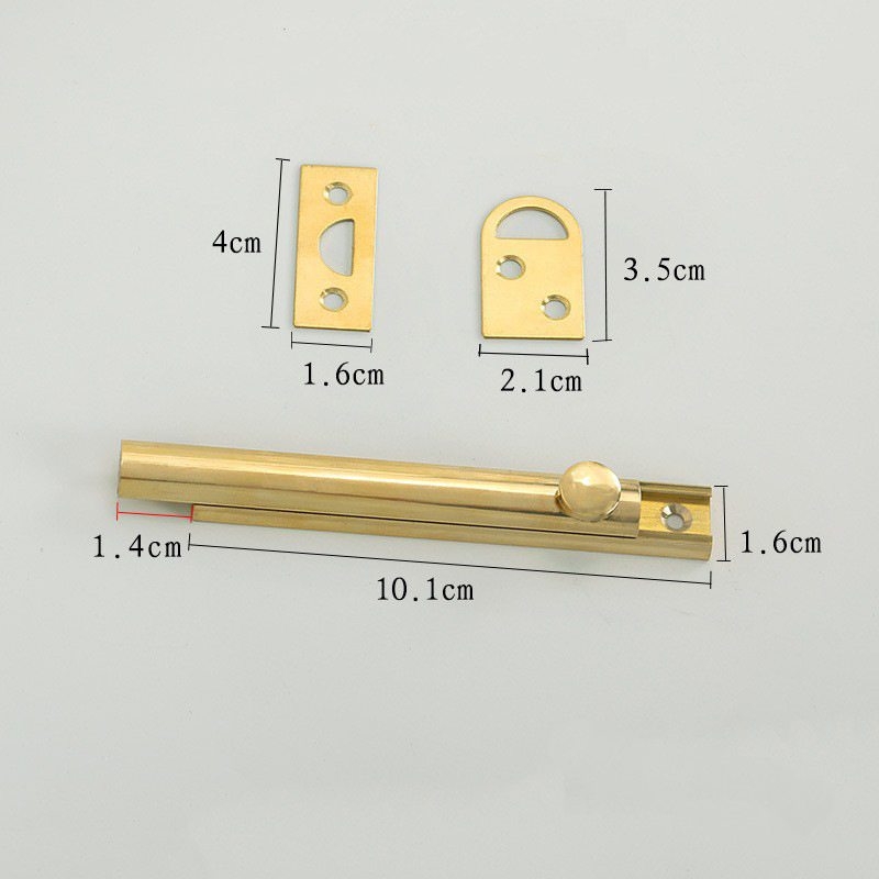 3-inch, 4-inch and 6-inch brass door latch