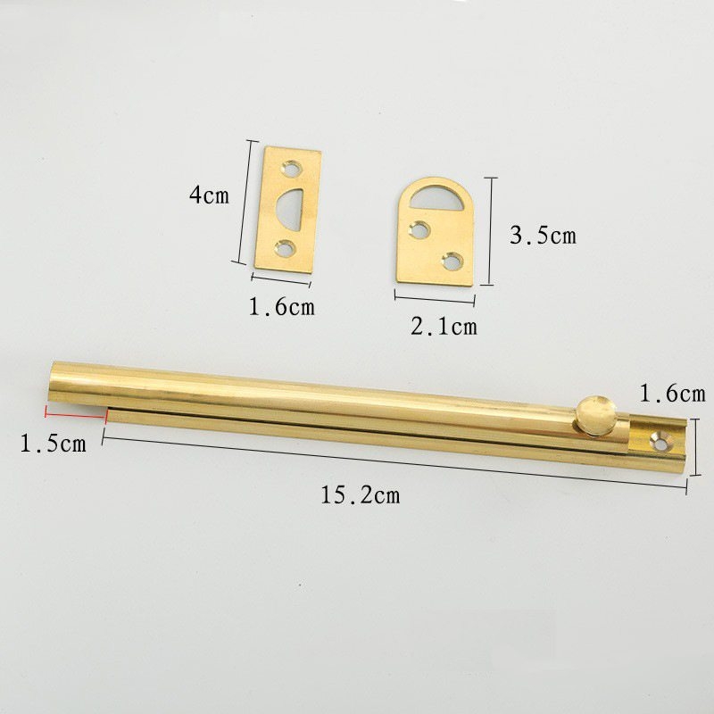 3-inch, 4-inch and 6-inch brass door latch