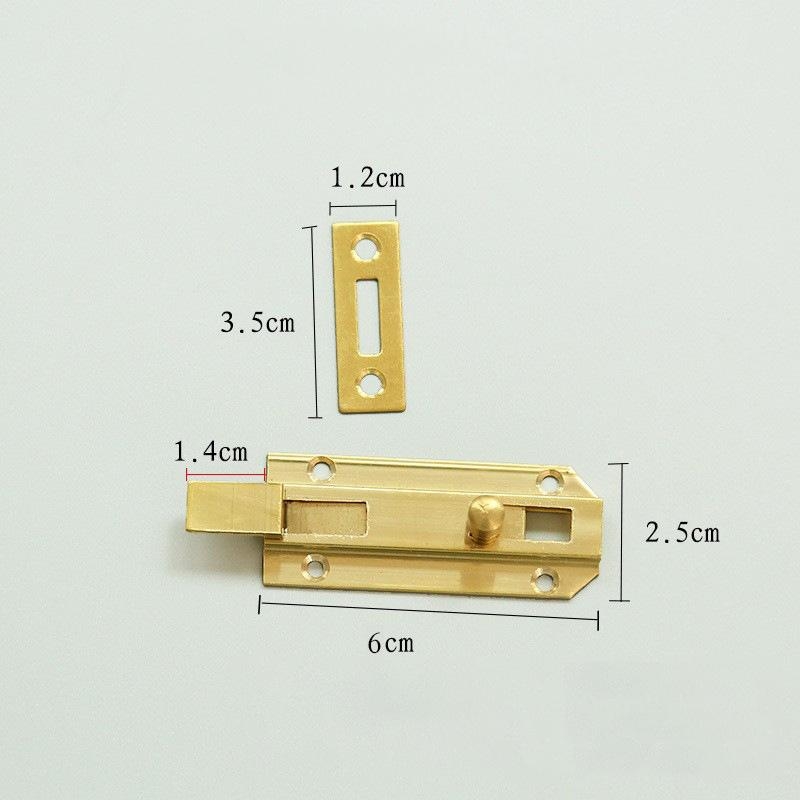 4cm 6cm brass door latches