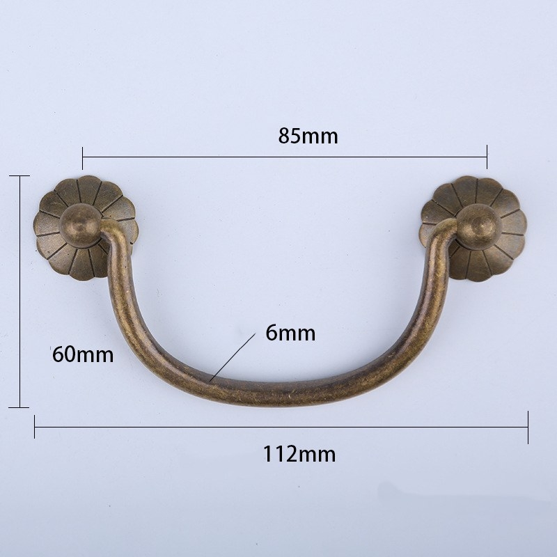 Antique double-hole kitchen cabinet drawer handles