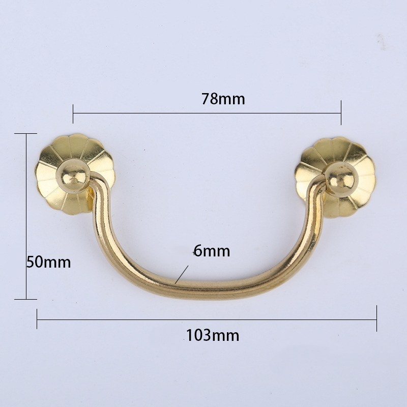 Antique double-hole kitchen cabinet drawer handles