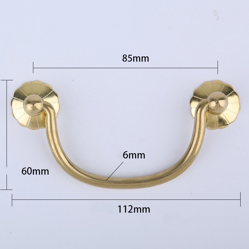 Antique double-hole kitchen cabinet drawer handles