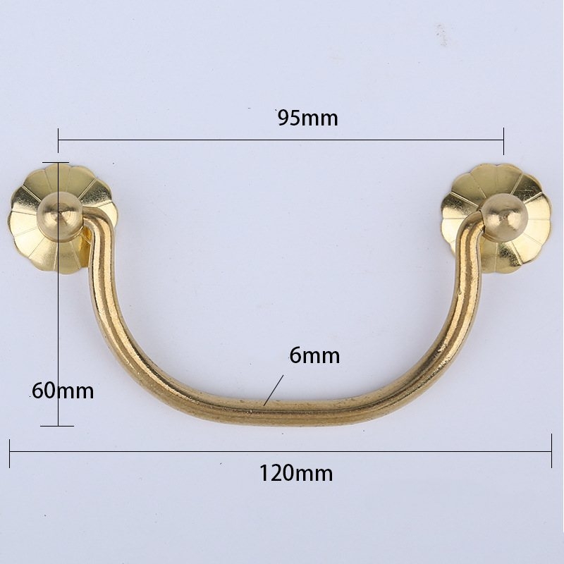 Antique double-hole kitchen cabinet drawer handles